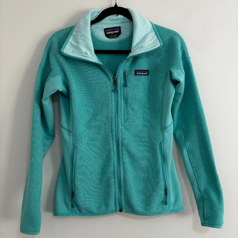 Patagonia Performance Better Sweater Women’s S Jacket Aqua Full Zip